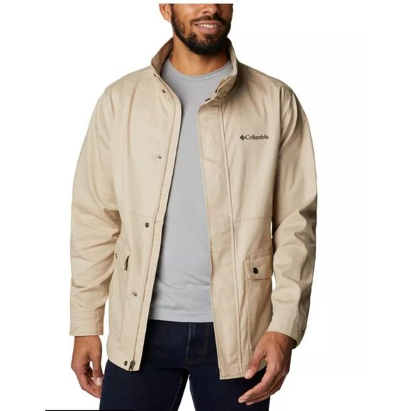 NWT COLUMBIA SPORTSWEAR CO. Mens XL Tanner Ranch Stretch Zip Up Jacket Coat